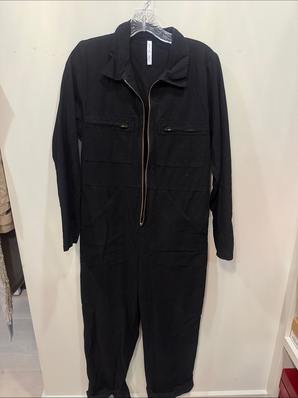 Rachel Pally  Black Zip-Front Utility Jacket
